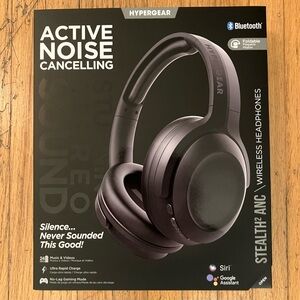 HyperGear Black Wireless Headphones